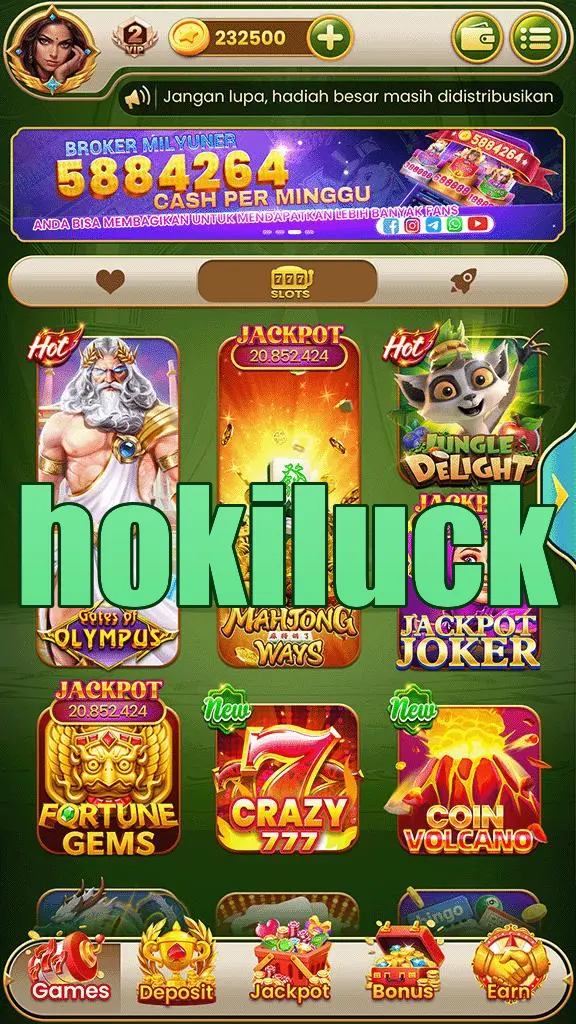 hokiluck Masuk
